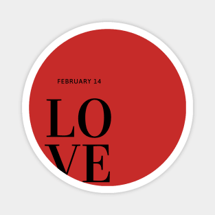 Love Valentines Day Magnet